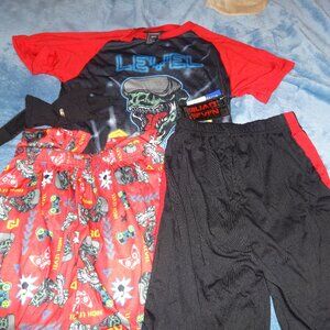 Quad Seven Boys 3-Piece Pajama Set Size 12/14 NWT